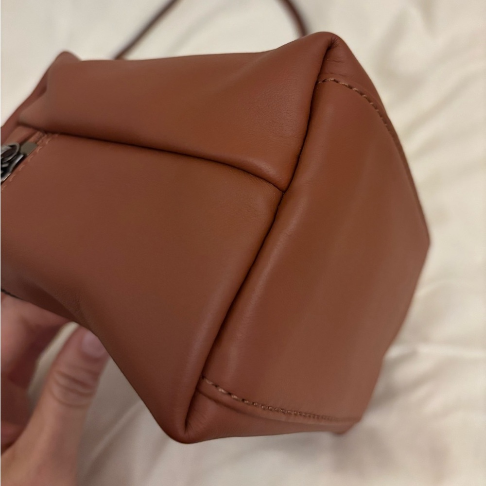 Longcham Le Pliage Xtra XS Vanity - Brown leather - Picture 6 of 11